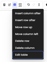 Moodle - Atto - Table button
